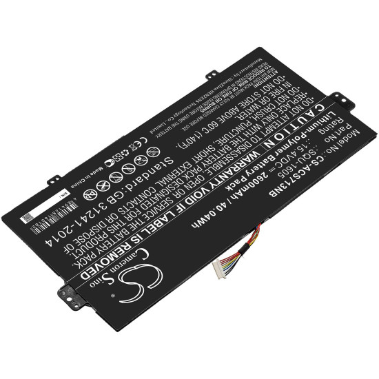 Laptop Battery for ACER Spin 7 SF713-51 SP714-51, SQU-1605 LiPo 15.4V 2600mAh  CAMERON SINO