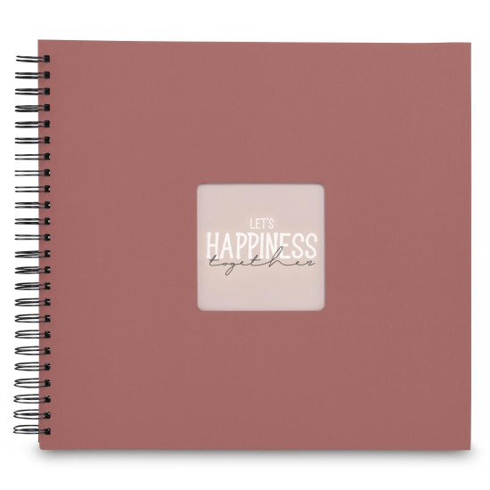 Hama “Fine Art” Spiral Album, 36x32 cm, 50 Black Pages, Terra
