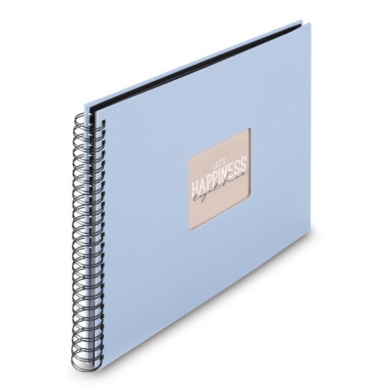 Hama “Fine Art” Spiral Album, 36x32 cm, 50 Black Pages, Lagoon