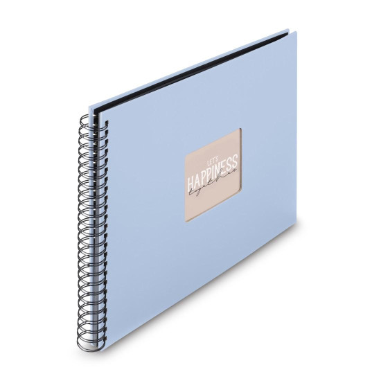 Hama “Fine Art” Spiral Album, 36x32 cm, 50 Black Pages, Lagoon