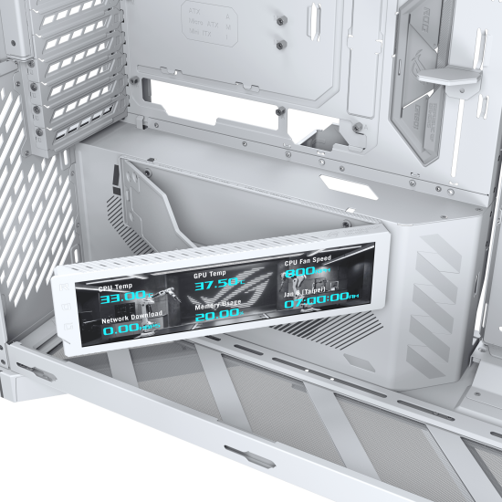 Case ASUS ROG CRONOX ARGB E-ATX Mid-Tower - White
