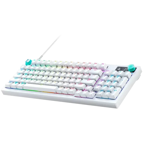 Геймърска механична клавиатура Logitech G316 X 98 - Hot-Swappable Tactile Switch - White