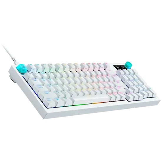 Геймърска механична клавиатура Logitech G316 X 98 - Hot-Swappable Tactile Switch - White