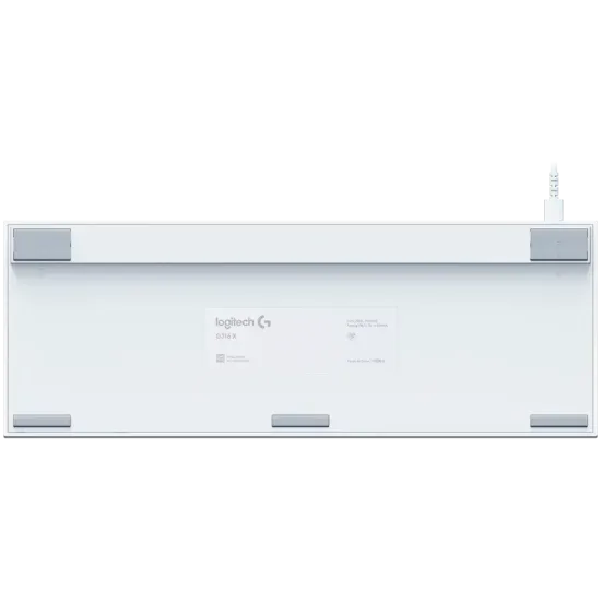 Геймърска механична клавиатура Logitech G316 X 98 - Hot-Swappable Tactile Switch - White