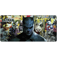 Геймърски пад DC Batman: Torn Collage - Batman and Villains, XL