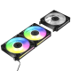 3-Pack Fan ARCTIC BioniX P12 A-RGB PWM 120mm Daisy Chain - Black