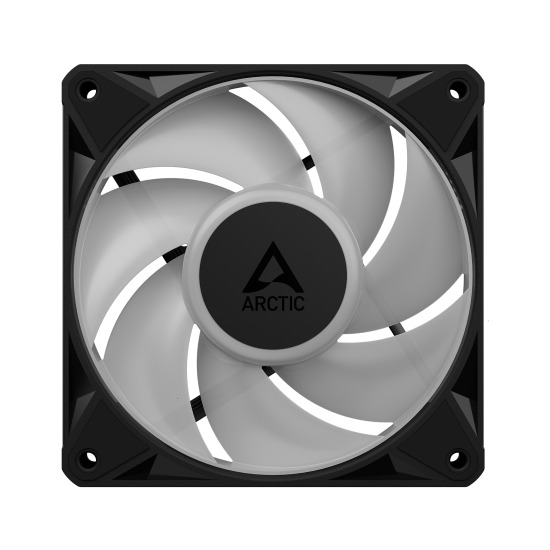 3-Pack Fan ARCTIC BioniX P12 A-RGB PWM 120mm Daisy Chain - Black