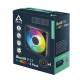 3-Pack Fan ARCTIC BioniX P12 A-RGB PWM 120mm Daisy Chain - Black