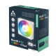 3-Pack Fan ARCTIC BioniX P12 A-RGB PWM 120mm Daisy Chain - White
