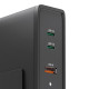 Hama Universal USB-C Charging Station, GaN, 3 Ports, Power Delivery (PD), 5-28V/140W