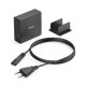Hama Universal USB-C Charging Station, GaN, 3 Ports, Power Delivery (PD), 5-28V/140W