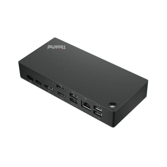Lenovo Universal USB-C Laptop Docking Station, Dock Gen3 HDMI, 2 X DP, 1 GbE, 90W
