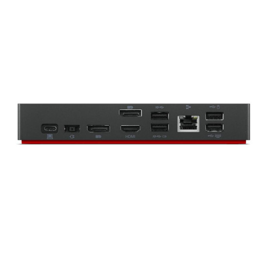 Lenovo Universal USB-C Laptop Docking Station, Dock Gen3 HDMI, 2 X DP, 1 GbE, 90W