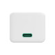 Hama Fast Charger with USB-C Charging Cable, Mini Charger, PD, 20W, 1 m, white
