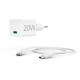 Hama Fast Charger with USB-C Charging Cable, Mini Charger, PD, 20W, 1 m, white