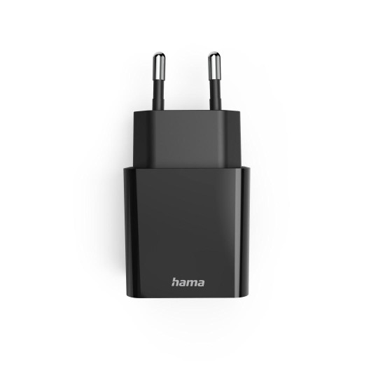 Hama Fast Charger, USB-C, PD, 20 W, black