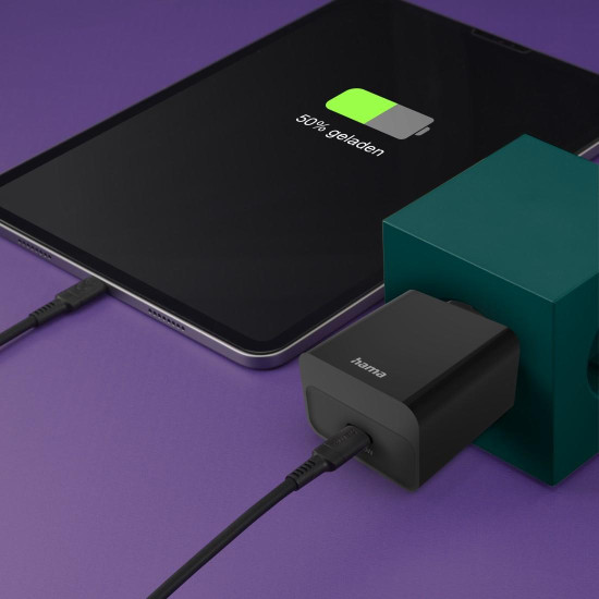 Hama Fast Charger, USB-C, PD, 20 W, black