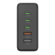 Hama 5-Port USB Charging Station, GaN, Fast Charger, 3xUSB-C, 2xUSB-A, PD, 140 W