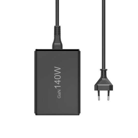 Hama 5-Port USB Charging Station, GaN, Fast Charger, 3xUSB-C, 2xUSB-A, PD, 140 W