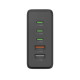 Hama 5-Port USB Charging Station, GaN, Fast Charger, 3xUSB-C, 2xUSB-A, PD, 140 W