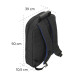 Hama “Genua” Laptop Backpack, Up to 44 cm (17.3”), black