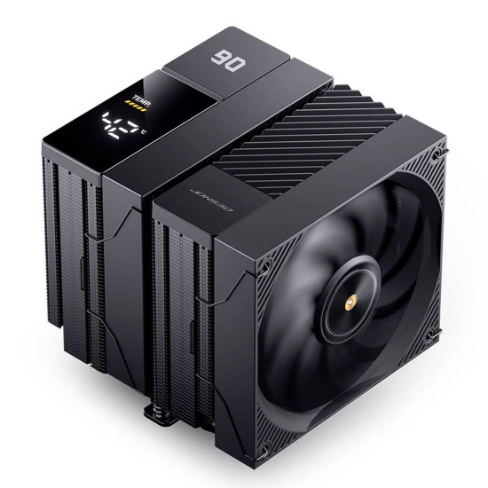 CPU Cooler Jonsbo CC90 Dual Tower 130mm Display - Black