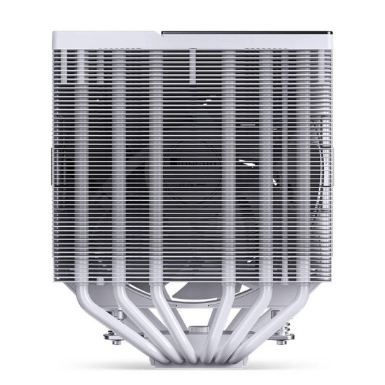 Охладител за процесор Jonsbo CC90 Dual Tower 130mm Display - Бял
