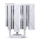 Охладител за процесор Jonsbo CC90 Dual Tower 130mm Display - Бял