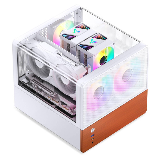 Case Jonsbo V12 Micro-ATX - White
