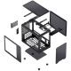 Кутия Jonsbo C6 MAX Micro-ATX - Black