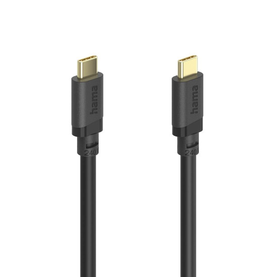 Hama USB-C Cable, USB 3.2 Gen1, 5 Gbit/s, 240 W, 0.75 m