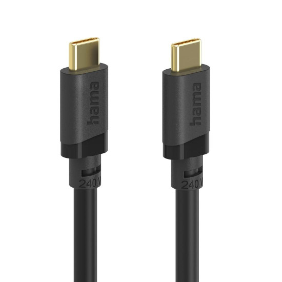 Hama USB-C Cable, USB 3.2 Gen1, 5 Gbit/s, 240 W, 1.5 m