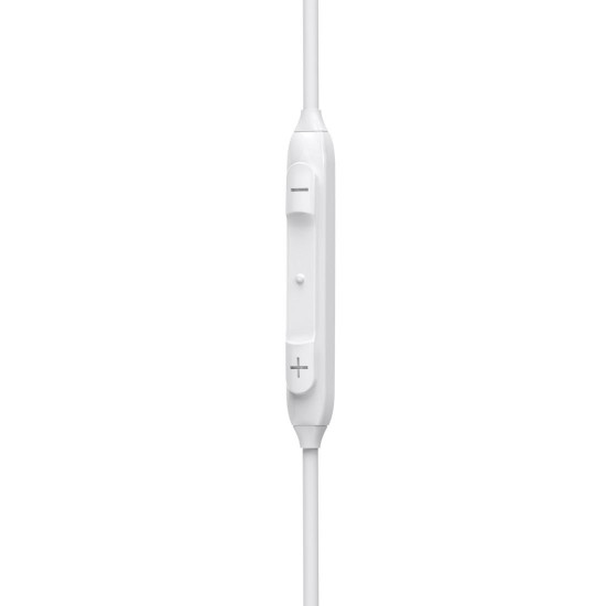Hama “Curly” Headphones, In-Ear, Microphone, Cable Kink Protection, USB-C, white