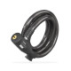 Hama Bicycle Spiral Cable Lock, 120 cm, Black