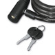 Hama Bicycle Spiral Cable Lock, 120 cm, Black