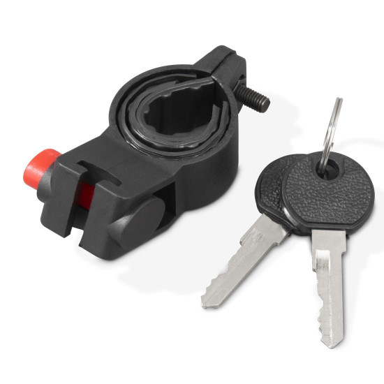 Hama Bicycle Spiral Cable Lock, 120 cm, Black