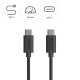 Hama Charging Cable, USB-C - USB-C, 60 W, 1.2 m, black
