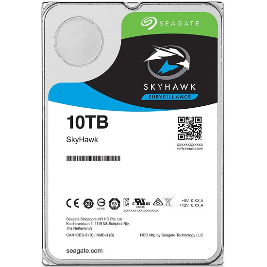 HDD SEAGATE SkyHawk AI ST10000VE001, 10TB, 256MB Cache, SATA 6.0Gb/s