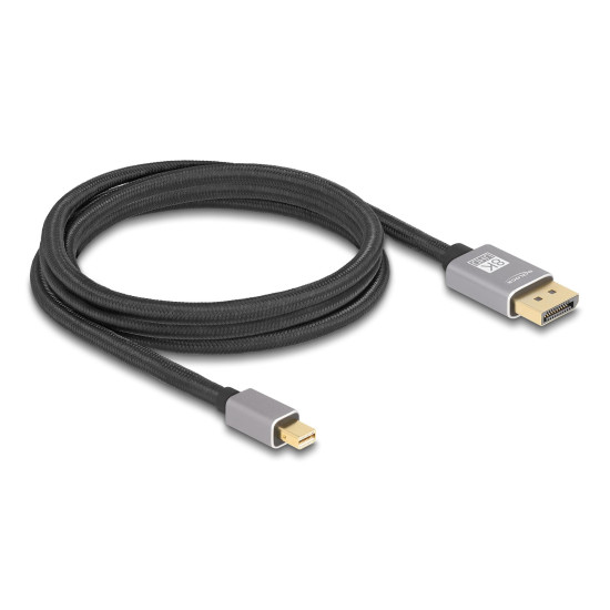 Delock Mini DisplayPort to DisplayPort, 8K, 60 Hz, 2 m