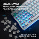 Геймърска механична клавиатура Logitech G512 X 98 - Dual Swap Analog/Mechanical Switch - White