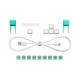 Геймърска механична клавиатура Logitech G512 X 75 - Dual Swap Analog/Mechanical Switch - White