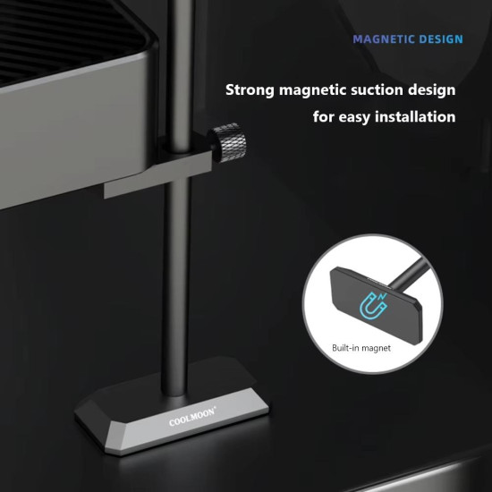 COOLMOON GH195, Graphics Card GPU Brace Support - Silver