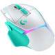 Геймърска безжична мишка Logitech G502 X Plus Lightsync RGB - Mint