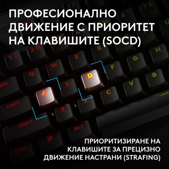 Gaming Mechanical keyboard Logitech G Pro X2 RAPID TKL, Magnetic Analog Linear Switch - Black