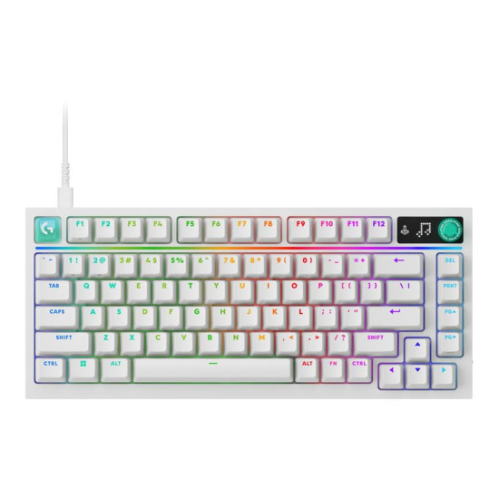 Gaming Mechanical keyboard Logitech G316 X 75 - Hot-Swappable Tactile Switch - White