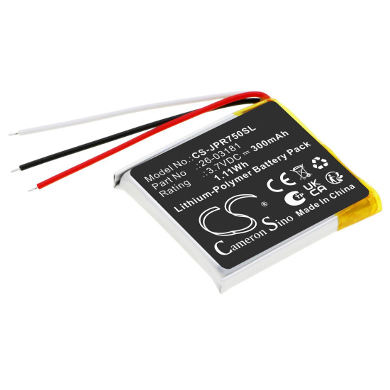 Battery for BLUETOOTH headphones  Jabra Engage 75, Engage 65 LiPo 3.7V 300mAh CAMERON SINO