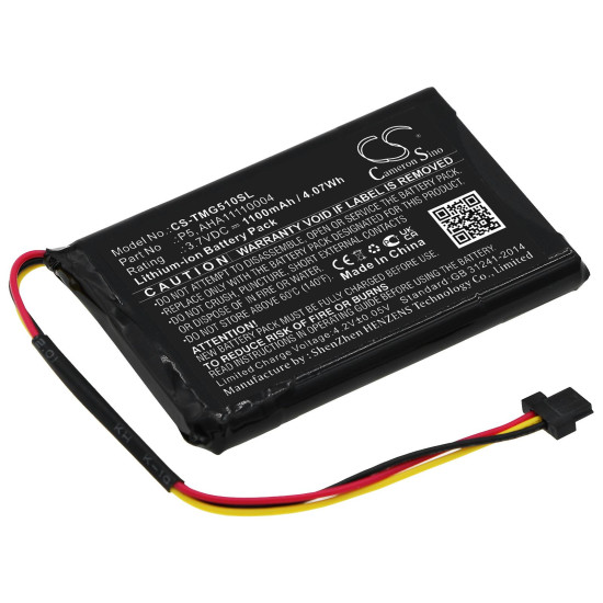 Camera Battery for GPS TomTom AT6, Go 510, Go 520, Go 520 WIFI, VIA 62, Go Basic 6″  3,7V 1100mAh LiIon Cameron Sino
