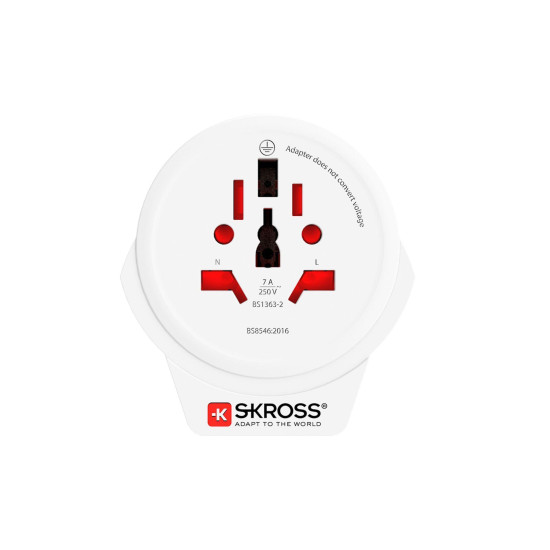 Skross Universal adapter World to UK, USB