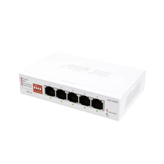 Ethernet Switch ASUS QG-U1050 5-Port 5 x 2.5Gbps ports, Unmanaged