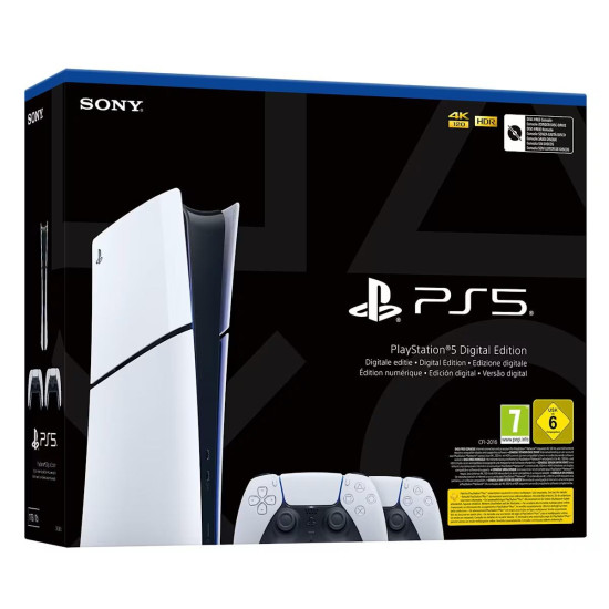 Gaming Console Sony PlayStation 5 Digital + DualSense Bundle